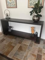 Dressoir hout massief, Gebruikt, Eikenhout, Ophalen of Verzenden, 25 tot 50 cm