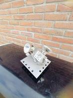Halogeen spot metaal vierkant, Halogeen, Metaal of Aluminium, Ophalen of Verzenden, Zo goed als nieuw