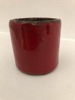 Vintage mini overpotje rood, Ophalen of Verzenden