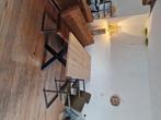 Eettafel massief eiken compleet 200x90x75 eetkamer, Huis en Inrichting, Tafels | Eettafels, Ophalen, Eikenhout, 200 cm of meer