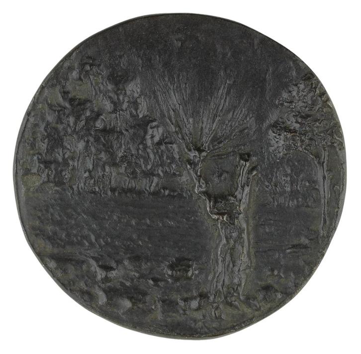 PENNING Christl Seth-Höfner : Zonder titel ººººººººººº, Postzegels en Munten, Penningen en Medailles, Brons, Nederland, Verzenden