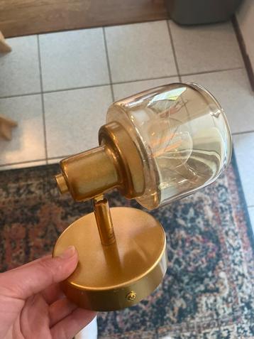Goudkleurig wand/plafond lampje, Lucide beschikbaar voor biedingen