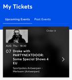 3x Drake Staanplaatsen 7 aug 2025 Sportpaleis Antwerpen, Drie personen of meer