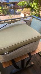 4 madison loungekussens 60x60 groen panama sage, Tuin en Terras, Tuinmeubel-accessoires, Ophalen of Verzenden, Zo goed als nieuw
