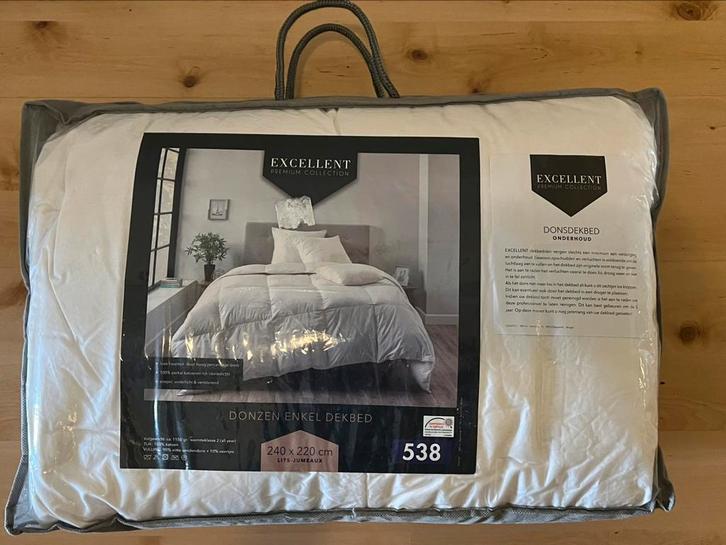 Excellent (Van Dyck) Donsdekbed 220x240 Lits-Jumeaux NIEUW!, Huis en Inrichting, Slaapkamer | Beddengoed, Zo goed als nieuw, Dekbedovertrek