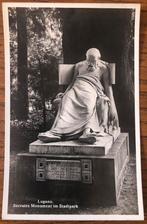Fotokaart Socrates, beeld Lugano, Ophalen of Verzenden, 1920 tot 1940, Ongelopen, Sterren en Beroemdheden