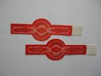sigarenbandjes 15= 2st goud/zilver merksem cafe commerce, Verzenden, Sigarenbandjes