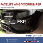 W176 FACELIFT AMG Voorbumper zwart Mercedes A Klasse 2018 co, Gebruikt, -, Voor, Ophalen of Verzenden