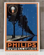 PHILIPS RIJWIELLAMPJES Fiets Affiche Poster 50x70cm, Verzenden, Nieuw, Reclamebord