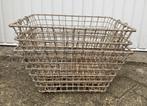3x Brocante metalen oestermand - oestermanden, Ophalen of Verzenden