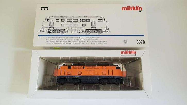 Märklin 3378 - Diessellok Lollo V31 HEG (Digitaal), Hobby en Vrije tijd, Modeltreinen | H0, Zo goed als nieuw, Locomotief, Wisselstroom