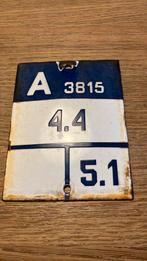 Emaille bordje, leidingaanduiding, Verzamelen, Ophalen, Reclamebord