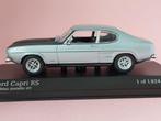 FORD CAPRI RS 2600 LIGHT BLUE MINICHAMPS ONBESPEELD IN DOOS, Verzenden, Nieuw, Auto, MiniChamps