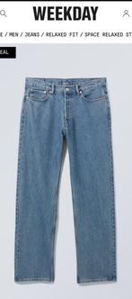 90s blue Weekday space jeans (nieuw)(maat 31/32), Blauw, Nieuw, W32 (confectie 46) of kleiner, Ophalen of Verzenden