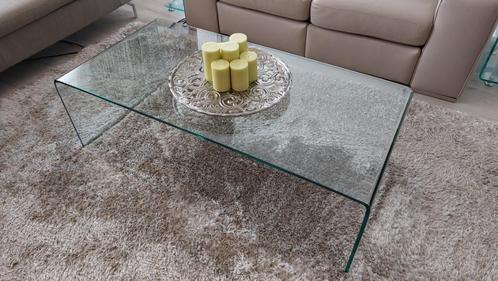 Salontafel Alesso Glas, Huis en Inrichting, Tafels | Salontafels, Zo goed als nieuw, Minder dan 50 cm, 50 tot 100 cm, 100 tot 150 cm