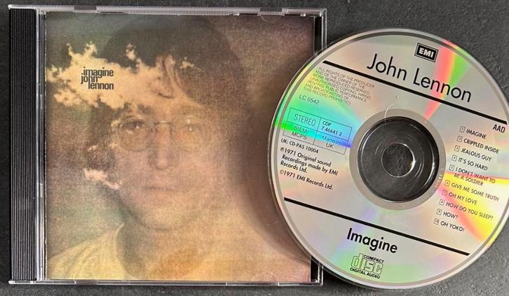 JOHN LENNON - Imagine ( CD; first press.), Cd's en Dvd's, Cd's | Rock, Zo goed als nieuw, Poprock, Ophalen of Verzenden