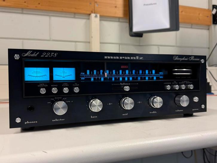 Marantz 2238e Zwart, Audio, Tv en Foto, Versterkers en Receivers, Gebruikt, Stereo, Minder dan 60 watt, Marantz, Ophalen