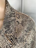 J203 Geisha  maat 38=M lang jasje blazer colbert vest beige, Geisha, Beige, Maat 42/44 (L), Nieuw