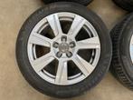 17 inch originele velgen + zomerbanden Audi A4 / A6 / Q2, Auto-onderdelen, Banden en Velgen, 17 inch, Banden en Velgen, Gebruikt