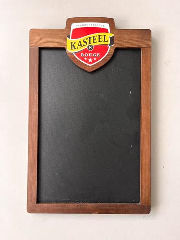 Kasteelbier krijtbord wandbord Kasteel bier Rouge nieuw 2 st beschikbaar voor biedingen