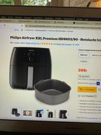 Philips Airfryer XXL Premium als nw, Ophalen, Zo goed als nieuw, Airfryer XXL, 1000 t/m 1499 gram