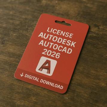 Autocad 2026 origineel pakket met permanente licentie  beschikbaar voor biedingen