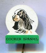 Cocker Spaniel blik honden speldje ( H_081 ), Verzamelen, Speldjes, Pins en Buttons, Dier of Natuur, Speldje of Pin, Zo goed als nieuw