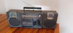Vintage Radio Cassette Player Boombox Philips, Audio, Tv en Foto, Cassettedecks, Ophalen of Verzenden, Philips