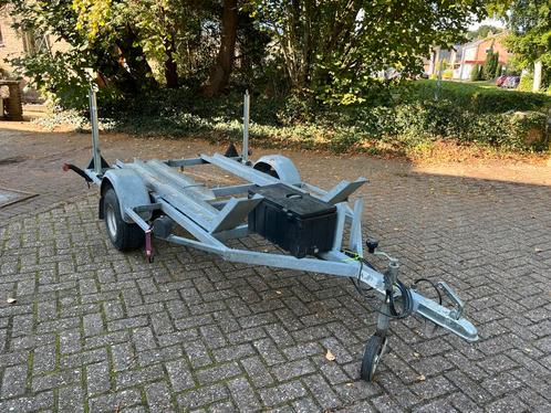 Motortrailer crosskar motoraanhanger 2 motoren, Auto diversen, Aanhangers en Bagagewagens, Zo goed als nieuw, Ophalen