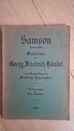 Bladmuziek Oratorium Samson van Händel, Ophalen of Verzenden, Gebruikt, Artiest of Componist