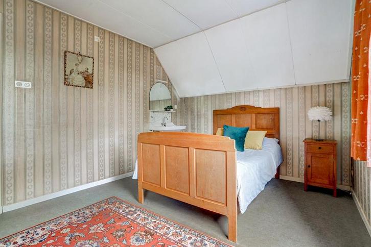 Vintage Houten Bed - 1 a  2 Persoons, Antiek en Kunst, Antiek | Meubels | Bedden, Ophalen