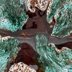 groene vintage schaal VALLAURIS jr. 60, Ophalen of Verzenden