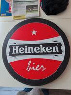 Heineken Wandbord - Oud Logo, Ophalen of Verzenden, Zo goed als nieuw, Reclamebord, Plaat of Schild, Heineken