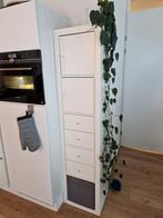 Ikea Expedit/Kallax hoge kast 5x1 5 vakken met inzet deuren, Huis en Inrichting, Ophalen