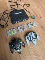 Nintendo 64 Set met 2 Controllers & 3 Games, Spelcomputers en Games, Spelcomputers | Nintendo 64, Ophalen of Verzenden, Gebruikt