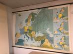 Kaart van Europa, Antiek en Kunst, Antiek | Schoolplaten, Ophalen of Verzenden, Aardrijkskunde