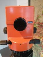 OUDE LANDMETER THEODOLITE OP HOUTEN DRIEPOOT TRIPOD 175 CM, Antiek en Kunst, Ophalen of Verzenden