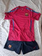 FC Barcelona tenue maat S/M, Sport en Fitness, Voetbal, Ophalen of Verzenden, Zo goed als nieuw, Shirt