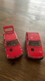 2x Majorette no.239 - Fiat Ritmo Abarth 2000 - schaal 1/53, Ophalen of Verzenden, Gebruikt, Auto