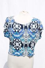 Stoer blauw-wit damestop.Mt 40.Merk Jane Norman, Maat 38/40 (M), Blauw, ., Ophalen of Verzenden