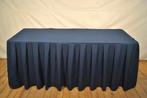 Tafelrok Linnen Donkerblauw 180cm (5 stuks), Ophalen of Verzenden, Nieuw, Rechthoek, Binnen