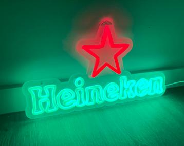 Neon led-verlichting  Heineken beschikbaar voor biedingen