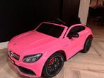 Electrische roze Mercedes, Kinderen en Baby's, Ophalen, Zo goed als nieuw