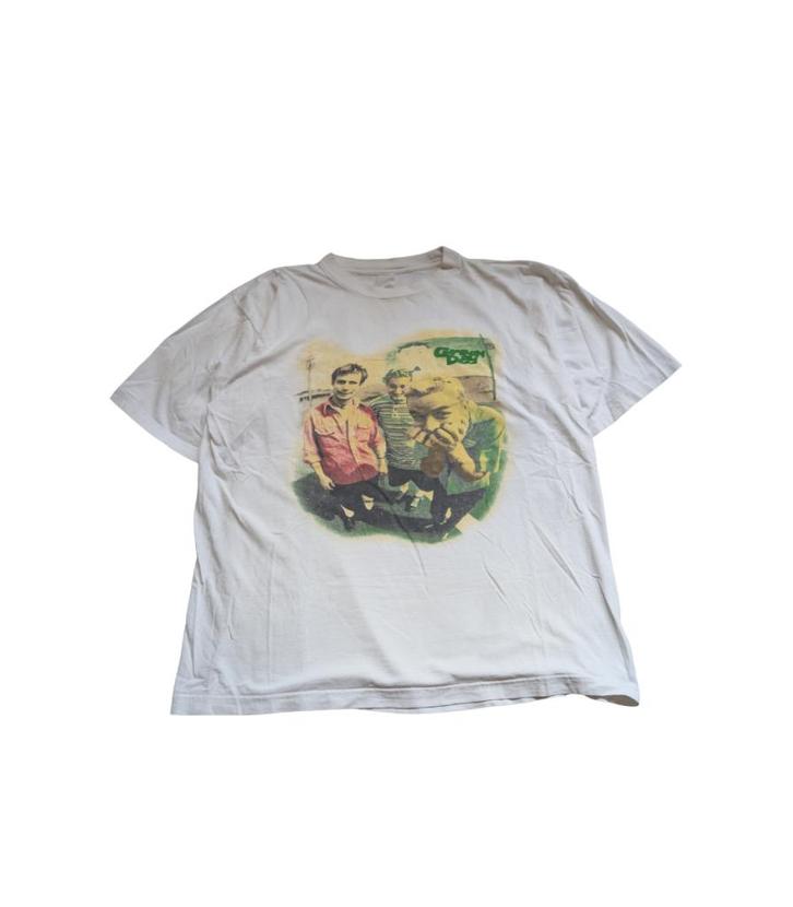 1995 Green Day "European tour" Shirt - Size XL, Kleding | Heren, T-shirts, Gedragen, Maat 56/58 (XL), Wit, Ophalen of Verzenden