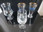 4 diverse glazen, Verzamelen, Glas en Borrelglaasjes, Ophalen of Verzenden, Zo goed als nieuw, Overige typen