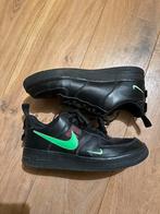 Nike air force 1 low utility black hyper pink scream green, Kleding | Heren, Schoenen, Verzenden, Zo goed als nieuw, Zwart