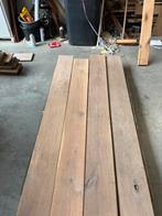 38 m2 massief eiken parketvloer 18 cm breed 18 mm dik., Gebruikt, 2e hands product geen info bekend, 2e hands product geen info bekend