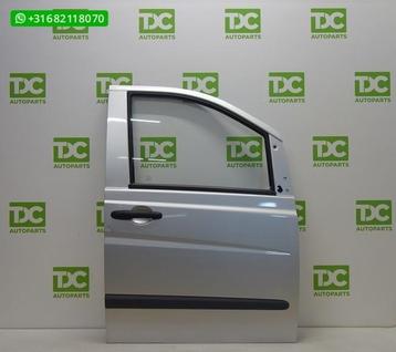 Mercedes Vito W639 ('03-'14) Voorportier rechts zilvergrijs beschikbaar voor biedingen