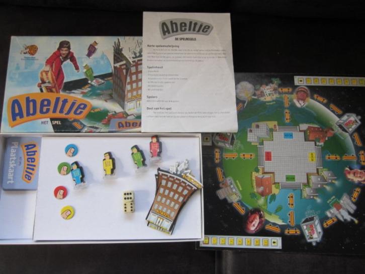 Abeltje het spel. Stap in je eigen lift en ga op avontuur!, Hobby en Vrije tijd, Gezelschapsspellen | Bordspellen, Gebruikt, Ophalen of Verzenden