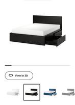 ikea bed 140x200 met matras, Huis en Inrichting, Slaapkamer | Bedden, Ophalen, Gebruikt, Wit, Tweepersoons